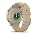 Умные часы Garmin Venu 4 - 41 мм, лунно-золотистый с кожаным ремешком песочного цвета  010-03013-03 010-03013-03