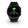 Спортивные часы Garmin Approach S50, чёрный нейлоновый браслет ComfortFit  010-03010-00 010-03010-00