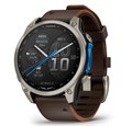 Авиационные смарт-часы Garmin D2 Mach 2 – 47 мм Титан с коричневым кожаным ремешком 010-02904-31