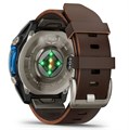 Авиационные смарт-часы Garmin D2 Mach 2 – 47 мм Титан с коричневым кожаным ремешком 010-02904-31