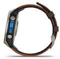 Авиационные смарт-часы Garmin D2 Mach 2 – 47 мм Титан с коричневым кожаным ремешком 010-02904-31