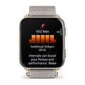 Умные часы Garmin Venu X1 золотистые с титановой крышкой, серым нейлоновым ремешком  010-02980-09 010-02980-09