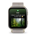Умные часы Garmin Venu X1 золотистые с титановой крышкой, серым нейлоновым ремешком  010-02980-09 010-02980-09