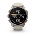 Часы Garmin Fenix 9 - 43mm, Titanium with Fog Gray Silicone Band 010-04761-01