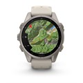 Часы Garmin Fenix 9 - 43mm, Titanium with Fog Gray Silicone Band 010-04761-01
