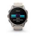 Часы Garmin Fenix 9 - 43mm, Titanium with Fog Gray Silicone Band 010-04761-01