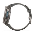 Часы Garmin Fenix 9 - 43mm, Titanium with Pebble Gray Silicone Band 010-04761-11