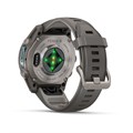 Часы Garmin Fenix 9 - 43mm, Titanium with Pebble Gray Silicone Band 010-04761-11