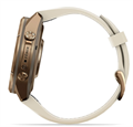 Часы Garmin Fenix 9 Pro - 43mm, inReach, Autumn Gold Titanium with Cream/French Gray Silicone Band 010-04335-21