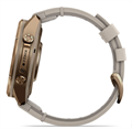 Часы Garmin Fenix 9 Pro - 43mm, inReach, Autumn Gold Titanium with Bone Leather Band 010-04335-41