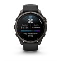 Часы Garmin Fenix 9 - 47mm, Carbon Gray DLC Titanium with Black Silicone Band 010-04762-11