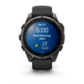 Часы Garmin Fenix 9 - 47mm, Carbon Gray DLC Titanium with Black Silicone Band 010-04762-11