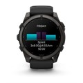 Часы Garmin Fenix 9 - 51mm, Carbon Gray DLC Titanium with Black Silicone Band 010-04763-11