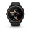 Часы Garmin Fenix 9 - 51mm, Carbon Gray DLC Titanium with Black Silicone Band 010-04763-11