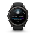 Часы Garmin Fenix 9 - 51mm, Carbon Gray DLC Titanium with Black Silicone Band 010-04763-11