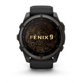 Часы Garmin Fenix 9 - 51mm, Carbon Gray DLC Titanium with Black Silicone Band 010-04763-11