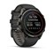 Часы Garmin Fenix 9 Pro - 47mm, inReach, Carbon Gray DLC Titanium with Black/Pebble Gray Silicone Band 010-04336-11