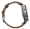 Часы Garmin Fenix 9 Pro - 47mm, inReach, Titanium with Walnut Leather Band 010-04336-41