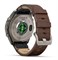 Часы Garmin Fenix 9 Pro - 47mm, inReach, Titanium with Walnut Leather Band 010-04336-41