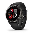 Умные часы Garmin Venu 2 Plus черные с серым безелем и силиконовым ремешком 010-02496-11 010-02496-11