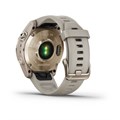 Garmin Fenix 7s Sapphire Solar титановый кремово-золотой с светло-песочным силиконовым ремешком 010-02539-21 010-02539-21