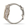 Garmin Fenix 7s Sapphire Solar титановый кремово-золотой с светло-песочным силиконовым ремешком 010-02539-21 010-02539-21