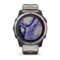 Garmin Quatix 7X Sapphire Solar титановый с серебристым титановым браслетом 010-02541-61