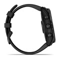 Garmin Fenix 7X Sapphire Solar титановый черный DLC с силиконовым ремешком 010-02541-23