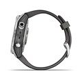 Garmin Fenix 7s серебристый с графитовым силиконовым ремешком 010-02539-01 010-02539-01