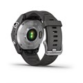 Garmin Fenix 7s серебристый с графитовым силиконовым ремешком 010-02539-01 010-02539-01