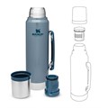 Термос STANLEY Classic 1L (10-08266-033) голубой 10-08266-033