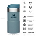 Термокружка STANLEY Classic Neverleak™ 0,25L (10-09856-009) голубая 10-09856-009