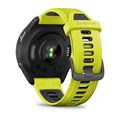 Часы для бега Garmin Forerunner 965 черные, темно-серый DLC титановый безель, с желто-черным ремешком 010-02809-12 010-02809-12