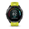 Часы для бега Garmin Forerunner 965 черные, темно-серый DLC титановый безель, с желто-черным ремешком 010-02809-12 010-02809-12