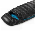 Мешок спальный Naturehike CW400 NH18C400-D с гусинным пухом, размер L, молния справа, черный 1880