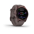 Garmin Fenix 7s Sapphire Solar титановый темно-бронзовый с сланцево-серым силиконовым ремешком  010-02539-29 010-02539-29