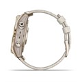 Garmin Fenix 7S Sapphire Solar титановый кремовый с нейлоновым ремешком 010-02539-39