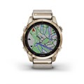 Garmin Fenix 7S Sapphire Solar титановый кремовый с нейлоновым ремешком 010-02539-39