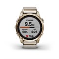 Garmin Fenix 7S Sapphire Solar титановый кремовый с нейлоновым ремешком 010-02539-39
