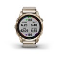 Garmin Fenix 7S Sapphire Solar титановый кремовый с нейлоновым ремешком 010-02539-39