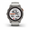 Умные часы Garmin Fenix 7 Pro Sapphire Solar титановый серый с серо-оранжевым ремешком 010-02777-21 010-02777-21