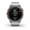 Умные часы Garmin Fenix 7 Pro Sapphire Solar титановый серый с серо-оранжевым ремешком 010-02777-21 010-02777-21