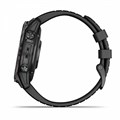 Умные часы Garmin Fenix 7 Pro Sapphire Solar титан DLC Carbon Grey с черным браслетом (010-02777-11) 010-02777-11
