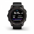 Умные часы Garmin Fenix 7 Pro Sapphire Solar титан DLC Carbon Grey с черным браслетом (010-02777-11) 010-02777-11