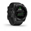 Garmin epix Pro (Gen 2) Standard Edition 51 мм, серый, черный силиконовый ремешок  010-02804-21 010-02804-21