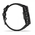 Garmin epix Pro (Gen 2) Sapphire Edition 51 мм, титановый угольно-серый, DLC, черный силиконовый ремешок 010-02804-01