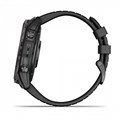 Garmin epix Pro (Gen 2) Sapphire Edition 51 мм, титановый угольно-серый, DLC, черный силиконовый ремешок 010-02804-01