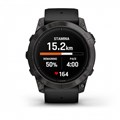 Garmin epix Pro (Gen 2) Sapphire Edition 51 мм, титановый угольно-серый, DLC, черный силиконовый ремешок 010-02804-01