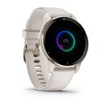 Умные часы Garmin Venu 2 Plus цвета слоновой кости с безелем цвета кремовое золото и силиконовым ремешком  010-02496-12 010-02496-12