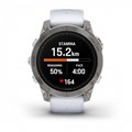 Garmin epix Pro (Gen 2) Sapphire Edition 47 мм, титановый, белый DLC, белый ремешок ( 010-02803-21 ) 010-02803-21